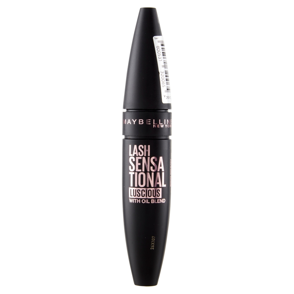 Maybelline New York Mascara Ciglia Sensazionali, Effetto Ventaglio sulle Ciglia, Luscious, 9.5 ml